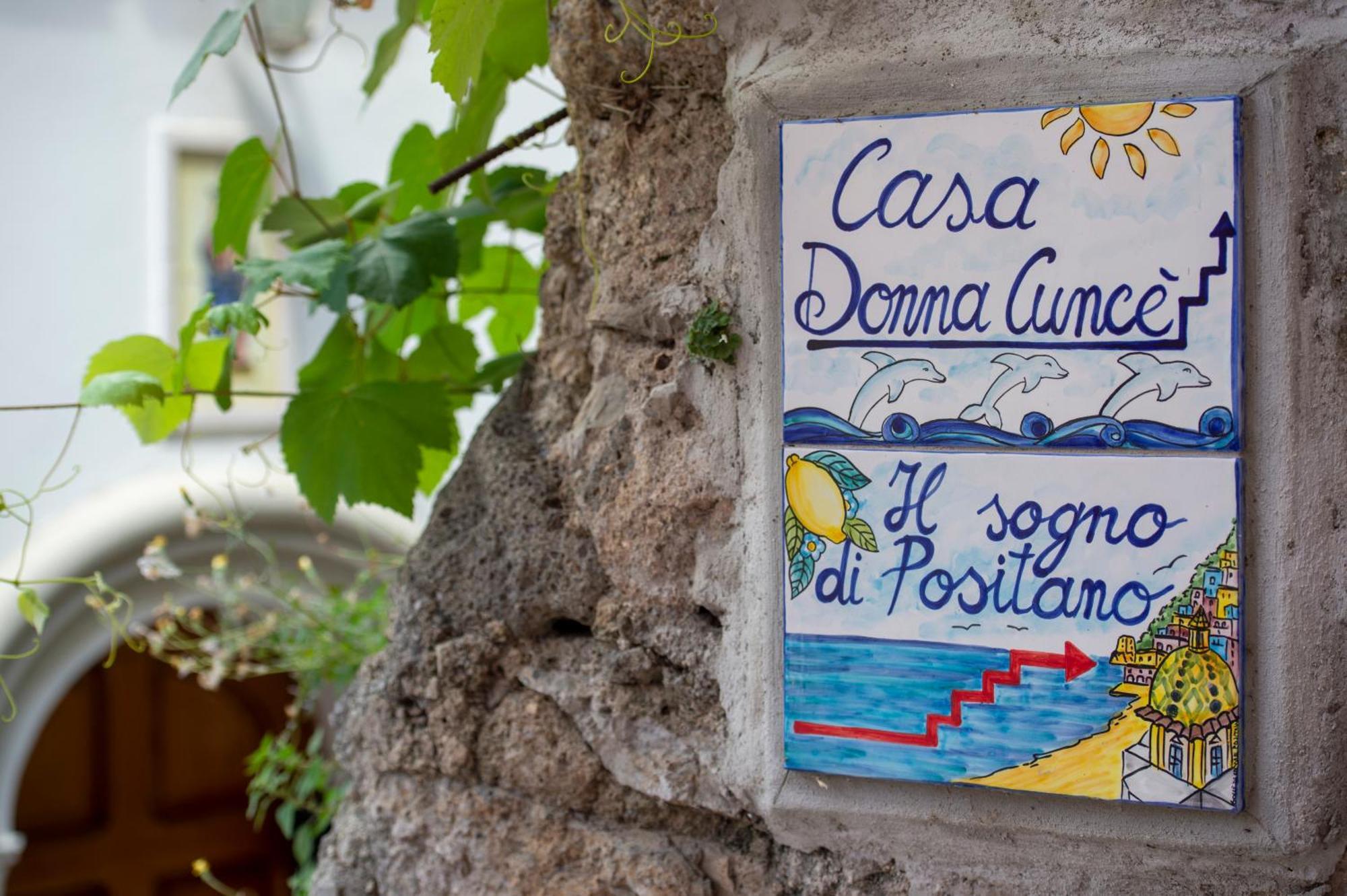 Casa Donna Cunce Villa Positano Buitenkant foto